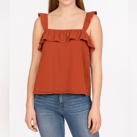 Sienna Sky Rust Sleeveless Top - Picture 2 of 7